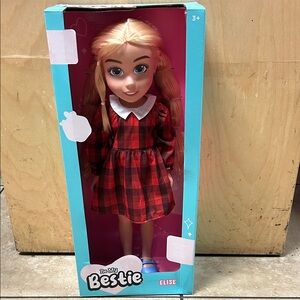 Be my Bestie Doll Elise with Red Plaid Dress
